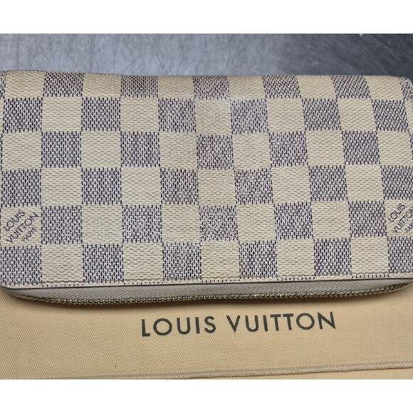 Louis Vuitton Limited Edition Damier Azure Illustre Hot Air Balloon Wallet EUC - Picture 6 of 11